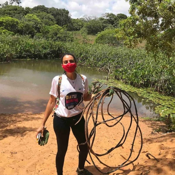 Foto mutirao limpeza Pitimbu Natal